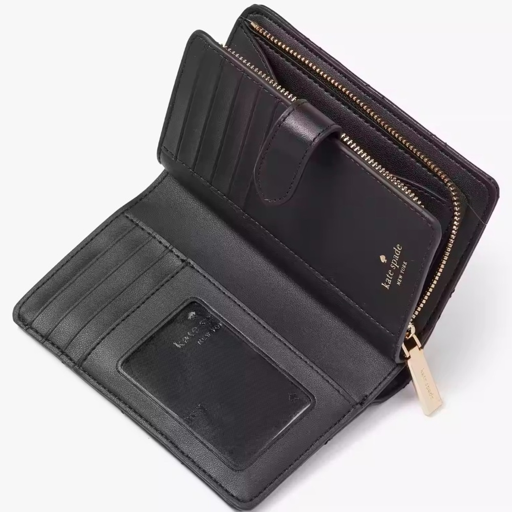 Kate Spade Carey Medium Compact Bifold Wallet - Picture 2 of 6